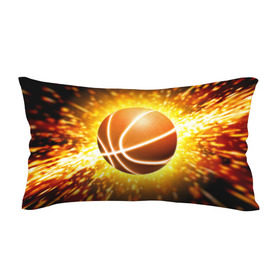 Подушка 3D антистресс с принтом Баскетбольный мяч , наволочка — 100% полиэстер, наполнитель — вспененный полистирол | состоит из подушки и наволочки на молнии | Тематика изображения на принте: взрыв | искры | огонь | пламя