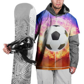 Накидка на куртку 3D с принтом Футбол - моя страсть , 100% полиэстер |  | soccer | взрыв | газон | искры | лига чемпионов | любимая игра | моя жизнь | мяч | огонь | пламя | площадка | развлечение | рфпл | страсть | тренировка | увлечение | футбол | футбольное поле | хобби