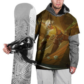 Накидка на куртку 3D с принтом Цирилла , 100% полиэстер |  | Тематика изображения на принте: gerald | wild hunt | witcher | ведьмак | геральд | дикая охота | цири