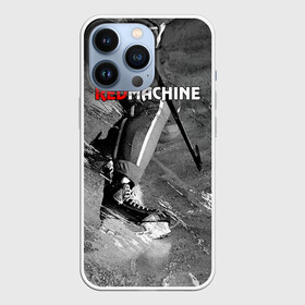 Чехол для iPhone 13 Pro с принтом Red maсhine ,  |  | Тематика изображения на принте: red machine | красная машина | сборная россии | хоккей