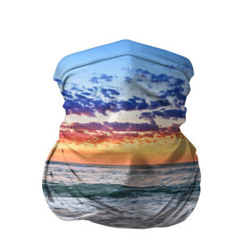 Бандана-труба 3D с принтом Красивый закат , 100% полиэстер, ткань с особыми свойствами — Activecool | плотность 150‒180 г/м2; хорошо тянется, но сохраняет форму | sunrise | sunset | волна | жара | закат | зной | красота | лето | море | океан | отдых | пена | песок | пляж | прибой | прилив | природа | рассвет | солнце
