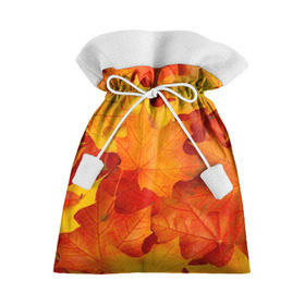 Подарочный 3D мешок с принтом Кленовые листья , 100% полиэстер | Размер: 29*39 см | Тематика изображения на принте: дары осени | жёлтый | золотой | клён | краски | красный | красота | листва | листья | наряд | оранжевый | осень | покров | природа