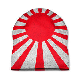 Шапка 3D с принтом Япония , 100% полиэстер | универсальный размер, печать по всей поверхности изделия | Тематика изображения на принте: country | japan | государство | страна | флаг | флаги | япония