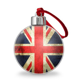 Ёлочный шар с принтом Великобритания , Пластик | Диаметр: 77 мм | great britain | the united kingdom of great britain | британия | великая британия | великобритания | государство | соединённое королевство | страна | флаг | флаги