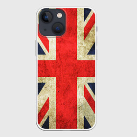 Чехол для iPhone 13 mini с принтом Великобритания ,  |  | Тематика изображения на принте: great britain | the united kingdom of great britain | британия | великая британия | великобритания | государство | соединённое королевство | страна | флаг | флаги