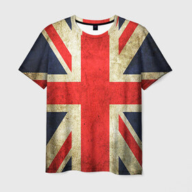 Мужская футболка 3D с принтом Великобритания , 100% полиэфир | прямой крой, круглый вырез горловины, длина до линии бедер | great britain | the united kingdom of great britain | британия | великая британия | великобритания | государство | соединённое королевство | страна | флаг | флаги