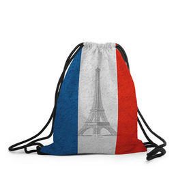 Рюкзак-мешок 3D с принтом Франция , 100% полиэстер | плотность ткани — 200 г/м2, размер — 35 х 45 см; лямки — толстые шнурки, застежка на шнуровке, без карманов и подкладки | country | france | государство | страна | флаг | флаги | франция