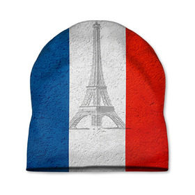 Шапка 3D с принтом Франция , 100% полиэстер | универсальный размер, печать по всей поверхности изделия | Тематика изображения на принте: country | france | государство | страна | флаг | флаги | франция