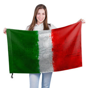 Флаг 3D с принтом Италия , 100% полиэстер | плотность ткани — 95 г/м2, размер — 67 х 109 см. Принт наносится с одной стороны | country | italy | государство | италия | страна | флаг | флаги