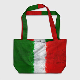 Пляжная сумка 3D с принтом Италия , 100% полиэстер | застегивается на металлическую кнопку; внутренний карман застегивается на молнию. Стенки укреплены специальным мягким материалом, чтобы защитить содержимое от несильных ударов
 | country | italy | государство | италия | страна | флаг | флаги