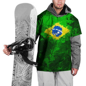 Накидка на куртку 3D с принтом Бразилия , 100% полиэстер |  | Тематика изображения на принте: brazil | country | бразилия | государство | страна | флаг | флаги