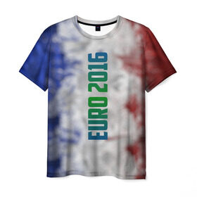 Мужская футболка 3D с принтом Евро 2016 Франция , 100% полиэфир | прямой крой, круглый вырез горловины, длина до линии бедер | 2016 | euro | france | европы | россия | сборная | чемпионат