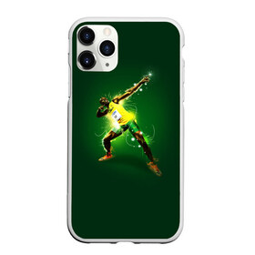 Чехол для iPhone 11 Pro матовый с принтом Usain Bolt , Силикон |  | атлетика | без | болт | легкая | спорт | усейн