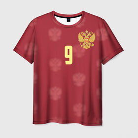 Мужская футболка 3D с принтом Александр Кокорин , 100% полиэфир | прямой крой, круглый вырез горловины, длина до линии бедер | 9 | kokorin | зенит | россии | россия | рф | сборная