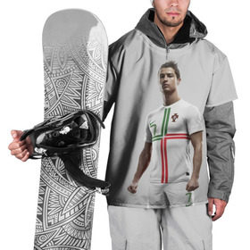 Накидка на куртку 3D с принтом Роналдо , 100% полиэстер |  | real | ronaldo | реал мадрид | роналдо | футбол