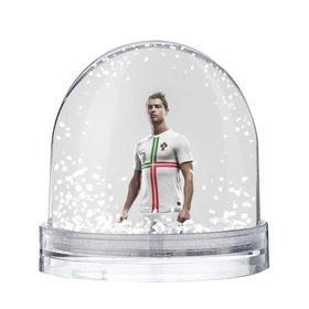 Снежный шар с принтом Роналдо , Пластик | Изображение внутри шара печатается на глянцевой фотобумаге с двух сторон | real | ronaldo | реал мадрид | роналдо | футбол