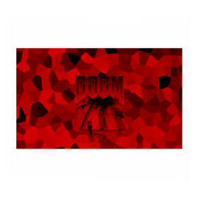 Бумага для упаковки 3D с принтом Doom classic 3 , пластик и полированная сталь | круглая форма, металлическое крепление в виде кольца | Тематика изображения на принте: 