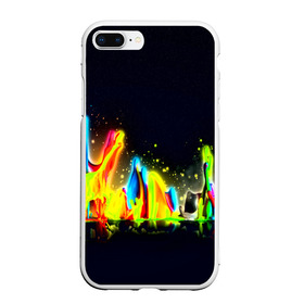 Чехол для iPhone 7Plus/8 Plus матовый с принтом Взрыв красок , Силикон | Область печати: задняя сторона чехла, без боковых панелей | абстракция | абстракция красок | брызги | краска | цветные