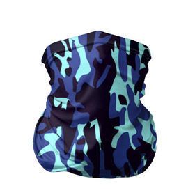 Бандана-труба 3D с принтом Военные , 100% полиэстер, ткань с особыми свойствами — Activecool | плотность 150‒180 г/м2; хорошо тянется, но сохраняет форму | camo | камо | камуфляж | синий