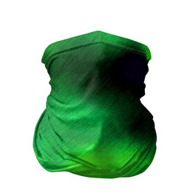Бандана-труба 3D с принтом Заштриховка , 100% полиэстер, ткань с особыми свойствами — Activecool | плотность 150‒180 г/м2; хорошо тянется, но сохраняет форму | Тематика изображения на принте: зеленый | разводы | черный