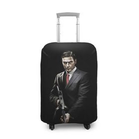 Чехол для чемодана 3D с принтом Mafia , 86% полиэфир, 14% спандекс | двустороннее нанесение принта, прорези для ручек и колес | gta | mafia
