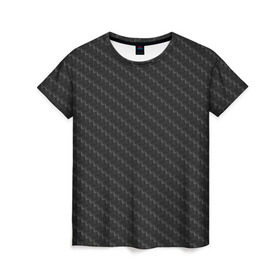 Женская футболка 3D с принтом Карбон , 100% полиэфир ( синтетическое хлопкоподобное полотно) | прямой крой, круглый вырез горловины, длина до линии бедер | carbon | текстура | тюнинг