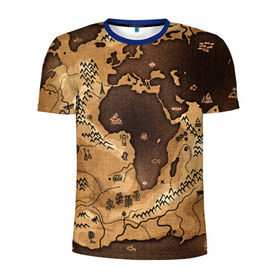 Мужская футболка 3D спортивная с принтом Карта мира , 100% полиэстер с улучшенными характеристиками | приталенный силуэт, круглая горловина, широкие плечи, сужается к линии бедра | world3d | география | карта | мир | популярные | прикольные