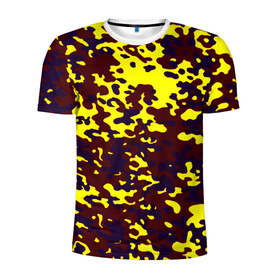 Мужская футболка 3D спортивная с принтом Полевой(пиксели) , 100% полиэстер с улучшенными характеристиками | приталенный силуэт, круглая горловина, широкие плечи, сужается к линии бедра | camo | камо | камуфляж | цветной | яркий
