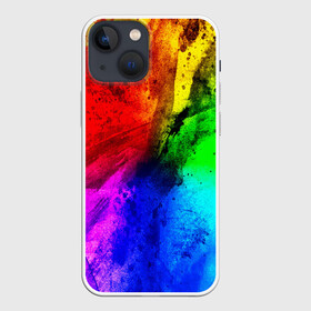 Чехол для iPhone 13 mini с принтом Grunge paint ,  |  | абстракция | абстракция красок | арт | брызги | краска | цветные