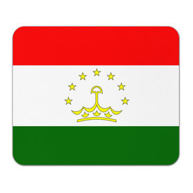 Коврик прямоугольный с принтом Таджикистан , натуральный каучук | размер 230 х 185 мм; запечатка лицевой стороны | Тематика изображения на принте: нации | страна | флаг