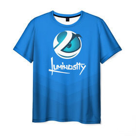 Мужская футболка 3D с принтом Luminosity , 100% полиэфир | прямой крой, круглый вырез горловины, длина до линии бедер | csgo | esports | gaming | lg | luminosity | ксго