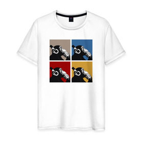 Мужская футболка хлопок с принтом Хомо Музикус , 100% хлопок | прямой крой, круглый вырез горловины, длина до линии бедер, слегка спущенное плечо. | музыка | о.м.с.к. | обезьяна | омск | рок