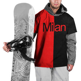 Накидка на куртку 3D с принтом ФК Милан , 100% полиэстер |  | Тематика изображения на принте: ac milan | milan | милан | спорт | фк | фк милан | футбол | футбольный клуб