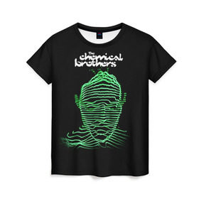 Женская футболка 3D с принтом Chemical Brothers , 100% полиэфир ( синтетическое хлопкоподобное полотно) | прямой крой, круглый вырез горловины, длина до линии бедер | big beat | chemical brothers | биг бит | бигбит | кемикал бразерс | электронная | электронная музыка