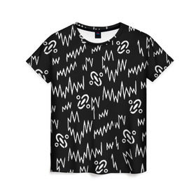 Женская футболка 3D с принтом Chemical Brothers , 100% полиэфир ( синтетическое хлопкоподобное полотно) | прямой крой, круглый вырез горловины, длина до линии бедер | big beat | chemical brothers | биг бит | бигбит | кемикал бразерс | электронная | электронная музыка