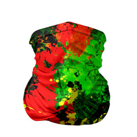 Бандана-труба 3D с принтом Пятна красок , 100% полиэстер, ткань с особыми свойствами — Activecool | плотность 150‒180 г/м2; хорошо тянется, но сохраняет форму | брызги | кляксы | разноцветный | яркий