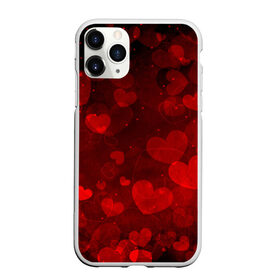 Чехол для iPhone 11 Pro Max матовый с принтом Сердечко , Силикон |  | 14 февраля | красная | любовь | сердце