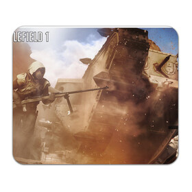 Коврик прямоугольный с принтом Battlefield 1 , натуральный каучук | размер 230 х 185 мм; запечатка лицевой стороны | 