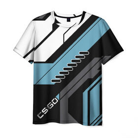 Мужская футболка 3D с принтом cs:go - Vulcan Style (Вулкан) , 100% полиэфир | прямой крой, круглый вырез горловины, длина до линии бедер | cs | csgo | go | vulcan | кс