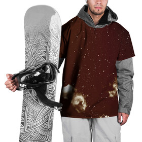 Накидка на куртку 3D с принтом Old kosmos , 100% полиэстер |  | вселенная | галактика | звезды | планеты | туманность