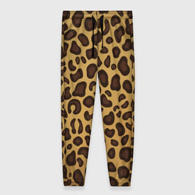 Женские брюки 3D с принтом Окрас леопарда , полиэстер 100% | прямой крой, два кармана без застежек по бокам, с мягкой трикотажной резинкой на поясе и по низу штанин. В поясе для дополнительного комфорта — широкие завязки | арт | животные | леопард | окрас