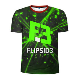 Мужская футболка 3D спортивная с принтом flipsid3 1 , 100% полиэстер с улучшенными характеристиками | приталенный силуэт, круглая горловина, широкие плечи, сужается к линии бедра | Тематика изображения на принте: flipsid