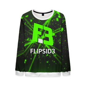 Мужской свитшот 3D с принтом flipsid3 1 , 100% полиэстер с мягким внутренним слоем | круглый вырез горловины, мягкая резинка на манжетах и поясе, свободная посадка по фигуре | flipsid