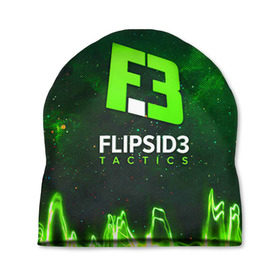 Шапка 3D с принтом flipsid3 2 , 100% полиэстер | универсальный размер, печать по всей поверхности изделия | Тематика изображения на принте: flipsid