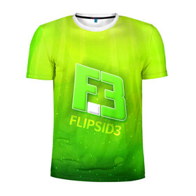 Мужская футболка 3D спортивная с принтом flipsid3 3 , 100% полиэстер с улучшенными характеристиками | приталенный силуэт, круглая горловина, широкие плечи, сужается к линии бедра | flipsid