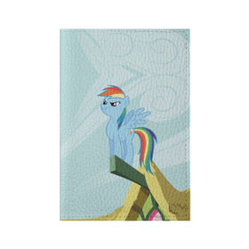 Обложка для паспорта матовая кожа с принтом Rainbow , натуральная матовая кожа | размер 19,3 х 13,7 см; прозрачные пластиковые крепления | Тематика изображения на принте: my little pony | луна | пинки пай | пони | рарити | рейнбоу дэш | селестия | сумеречная искорка | флаттершай | эплджек