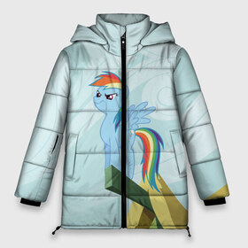 Женская зимняя куртка 3D с принтом Rainbow , верх — 100% полиэстер; подкладка — 100% полиэстер; утеплитель — 100% полиэстер | длина ниже бедра, силуэт Оверсайз. Есть воротник-стойка, отстегивающийся капюшон и ветрозащитная планка. 

Боковые карманы с листочкой на кнопках и внутренний карман на молнии | my little pony | луна | пинки пай | пони | рарити | рейнбоу дэш | селестия | сумеречная искорка | флаттершай | эплджек