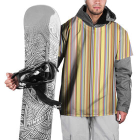 Накидка на куртку 3D с принтом Полоски , 100% полиэстер |  | полоски | полосы | разноцветные | текстура