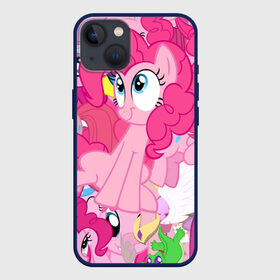 Чехол для iPhone 13 с принтом Pinky Pie ,  |  | Тематика изображения на принте: my little pony | луна | пинки пай | пони | рарити | рейнбоу дэш | селестия | сумеречная искорка | флаттершай | эплджек