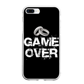 Чехол для iPhone 7Plus/8 Plus матовый с принтом Game over , Силикон | Область печати: задняя сторона чехла, без боковых панелей | братва жениха | жених | мальчишник | мафия жениха